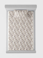 RIPPLE-NATURAL SINGLE BED SHEET SET