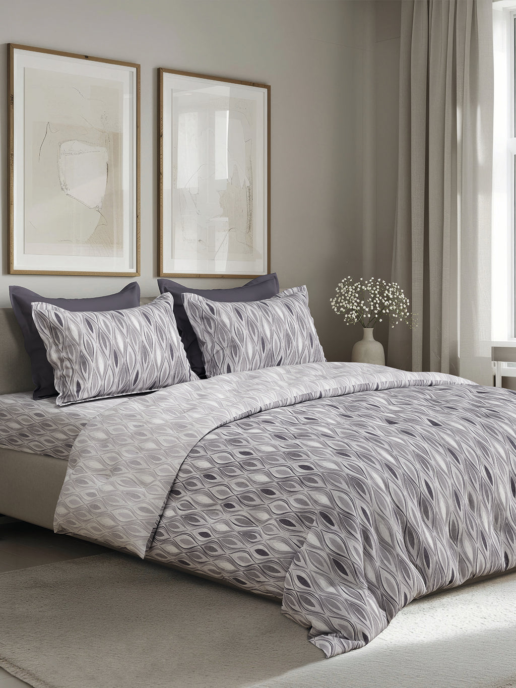 RIPPLE-ALLOY SINGLE BED SHEET SET
