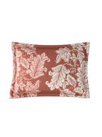 OAKLEAF-CRIMSON SINGLE BED SHEET SET