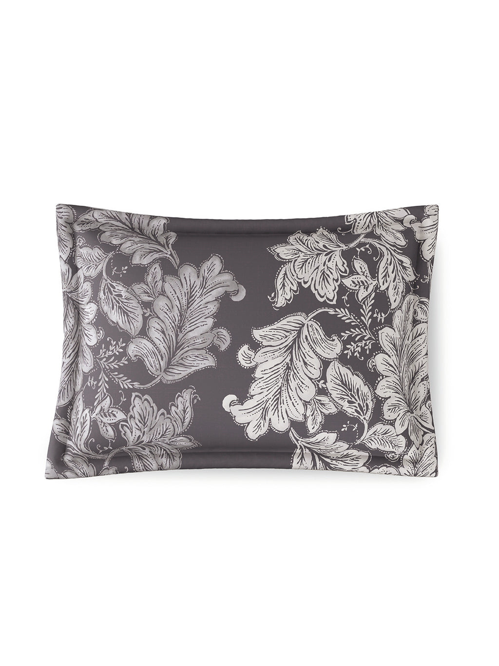OAKLEAF-STORM GREY SINGLE BED SHEET SET
