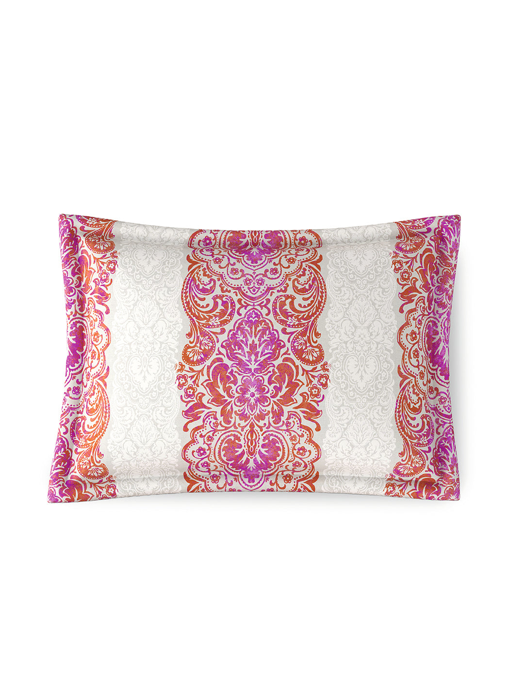DYNASTY-TANGERINE- PINK SINGLE BED SHEET SET