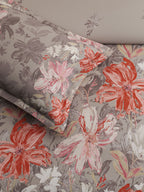 SPRINGFLOWER-STEEL ROSE KING BED SHEET SET