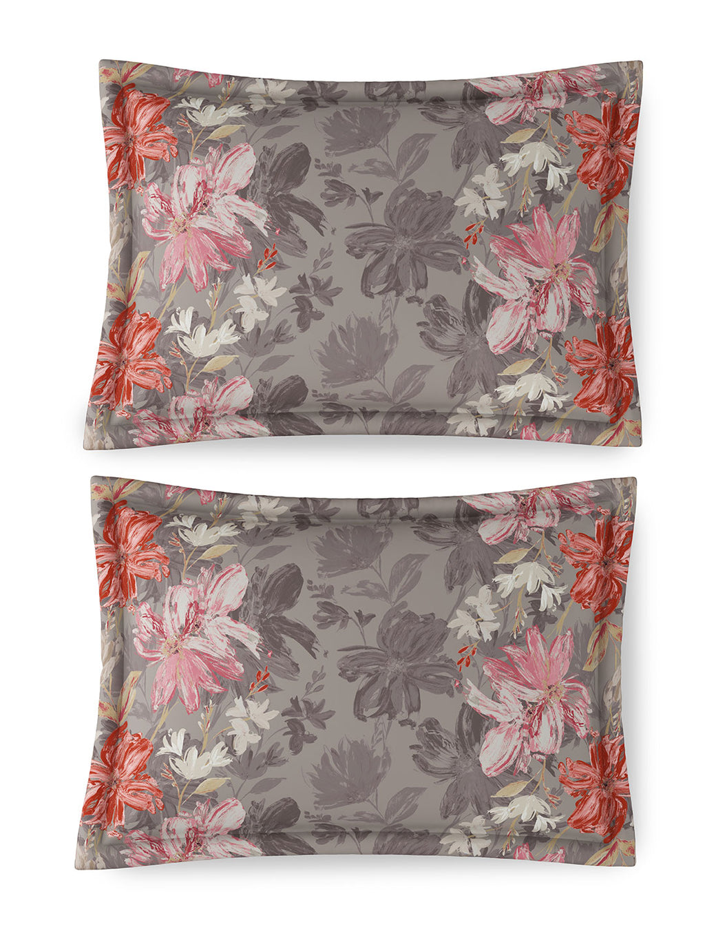 SPRINGFLOWER-STEEL ROSE KING BED SHEET SET