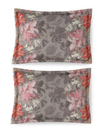 SPRINGFLOWER-STEEL ROSE KING BED SHEET SET