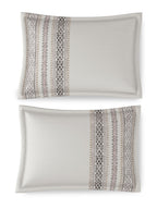 BROOKE STRIPE-CHARCOAL KING BED SHEET SET