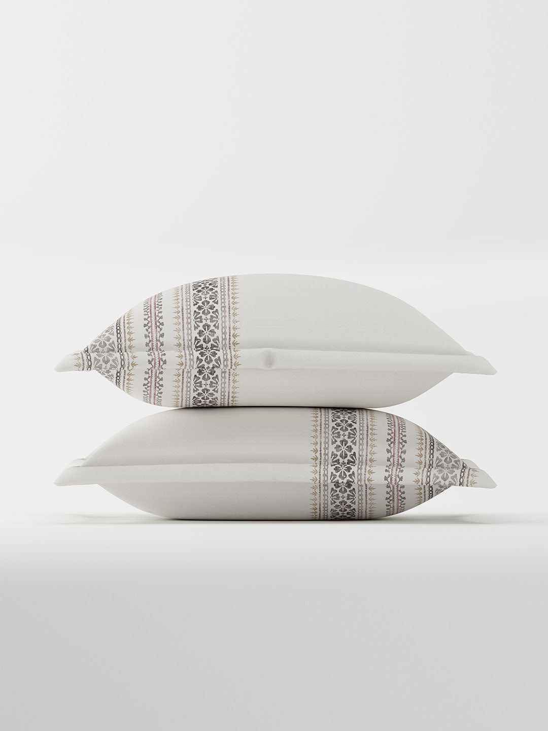 BROOKE STRIPE-CHARCOAL KING BED SHEET SET