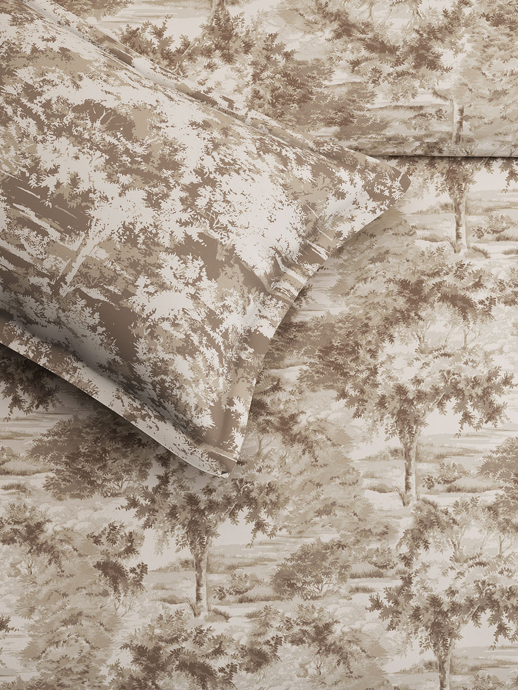 CANOPY-TAUPE KING BED SHEET SET