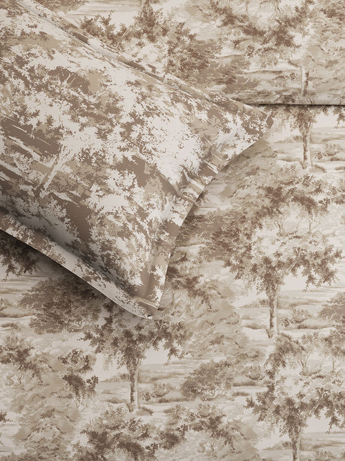 CANOPY-TAUPE KING BED SHEET SET