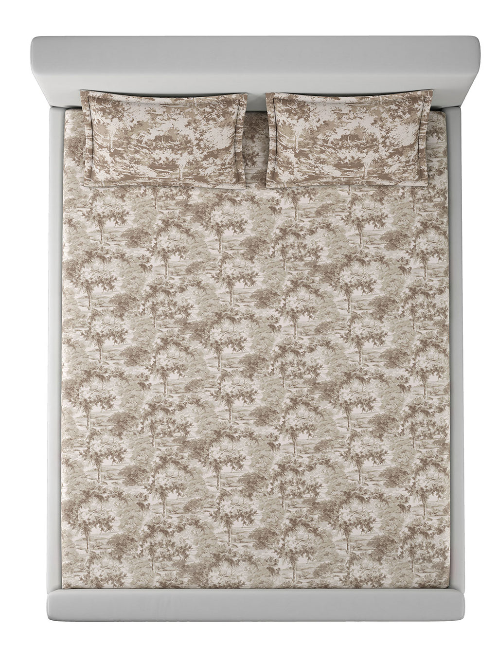 CANOPY-TAUPE KING BED SHEET SET