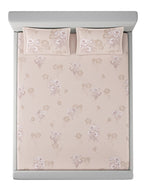 BEGONIA-SHELL PINK KING BED SHEET SET
