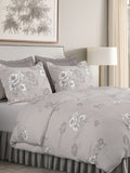 BEGONIA-ASH GREY KING BED SHEET SET