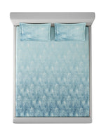DECCAN-CLASSIC BLUE KING BED SHEET SET