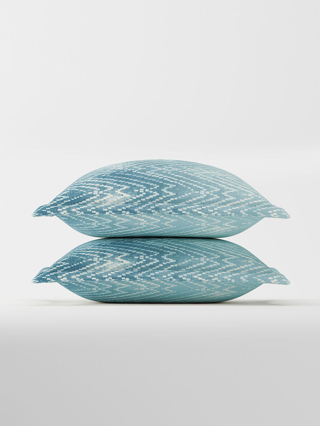 DECCAN-CLASSIC BLUE KING BED SHEET SET