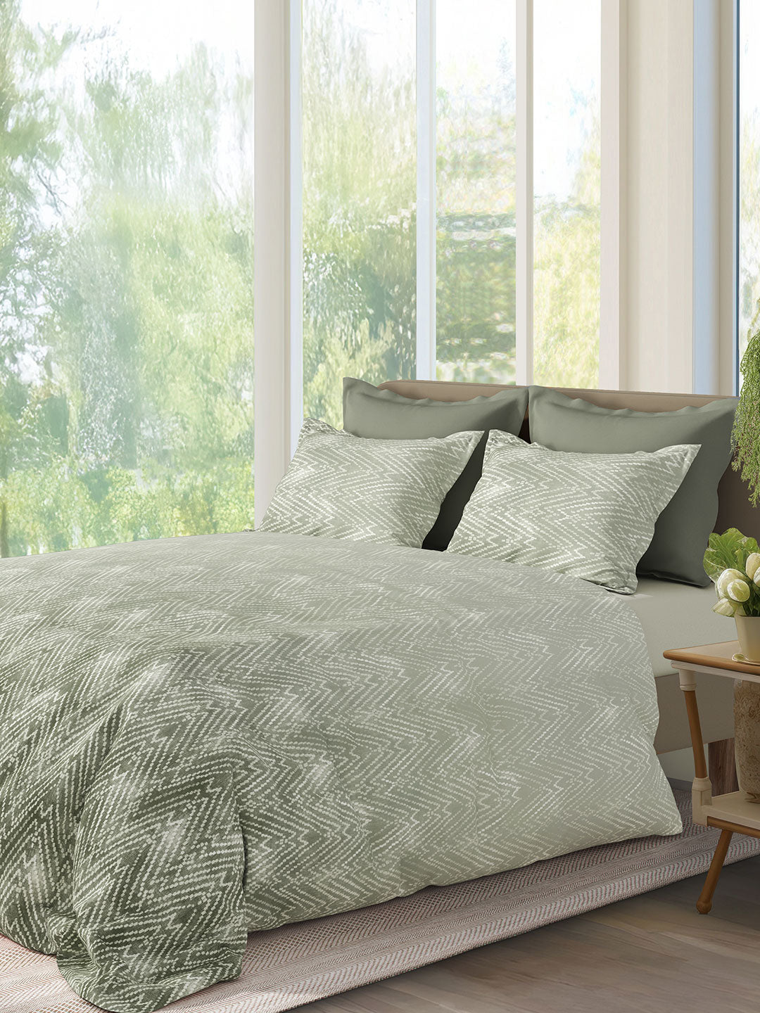 DECCAN-SAGE KING BED SHEET SET