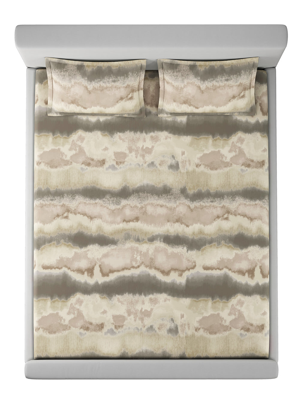 TUSCANY-DUNE BROWN KING BED SHEET SET