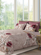 CAMELLIA-PINK CLAY KING BED SHEET SET