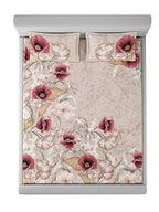 CAMELLIA-PINK CLAY KING BED SHEET SET