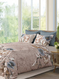 CAMELLIA-GREIGE KING BED SHEET SET