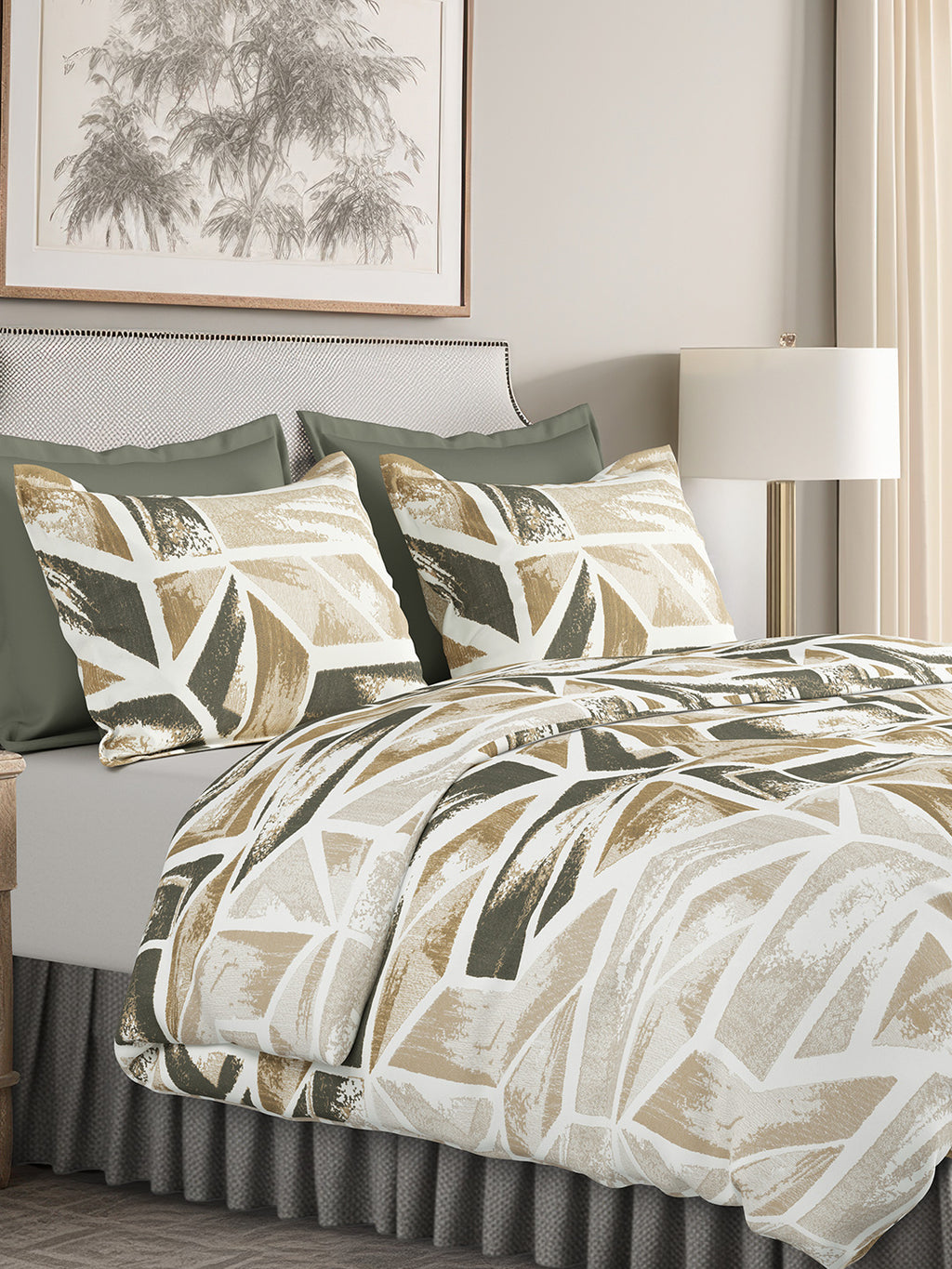 Matrix Almond Buff Bedsheet,