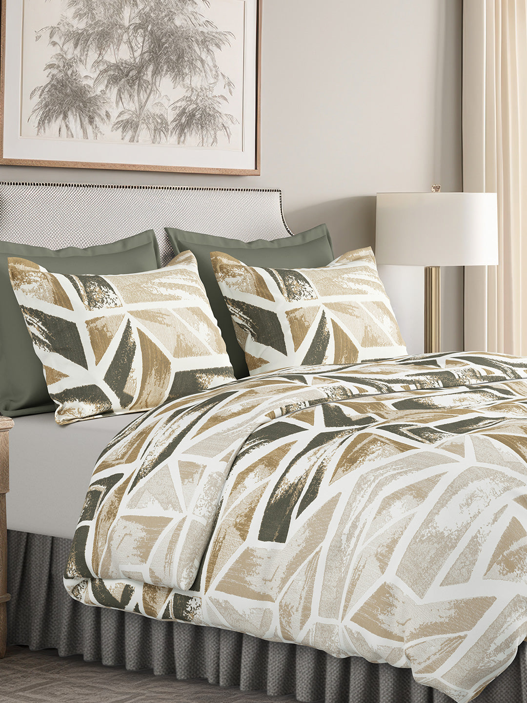 Matrix Almond Buff Bedsheet,