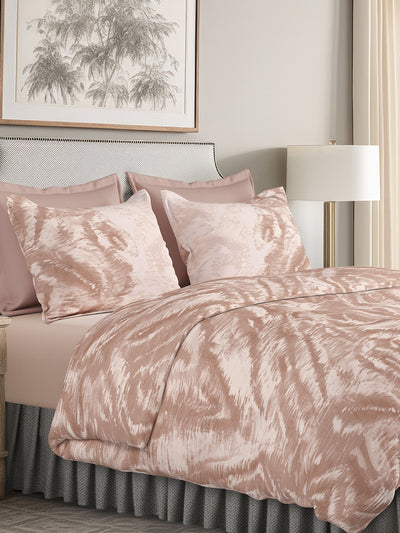 HAZE-CORAL CLOUD KING BED SHEET SET