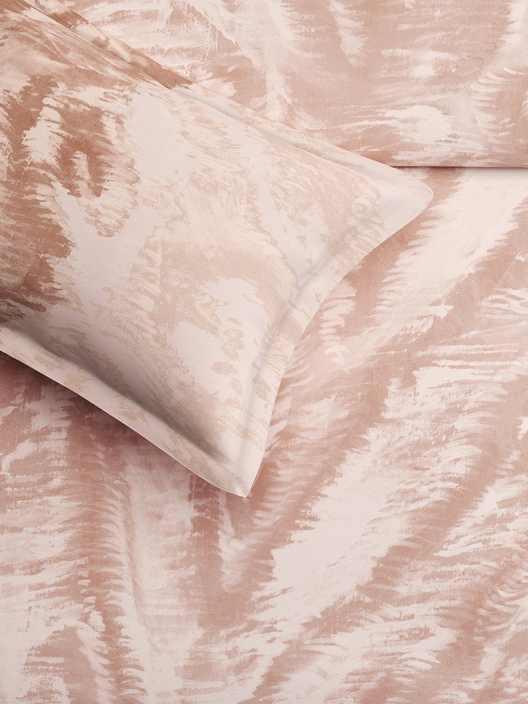 HAZE-CORAL CLOUD KING BED SHEET SET