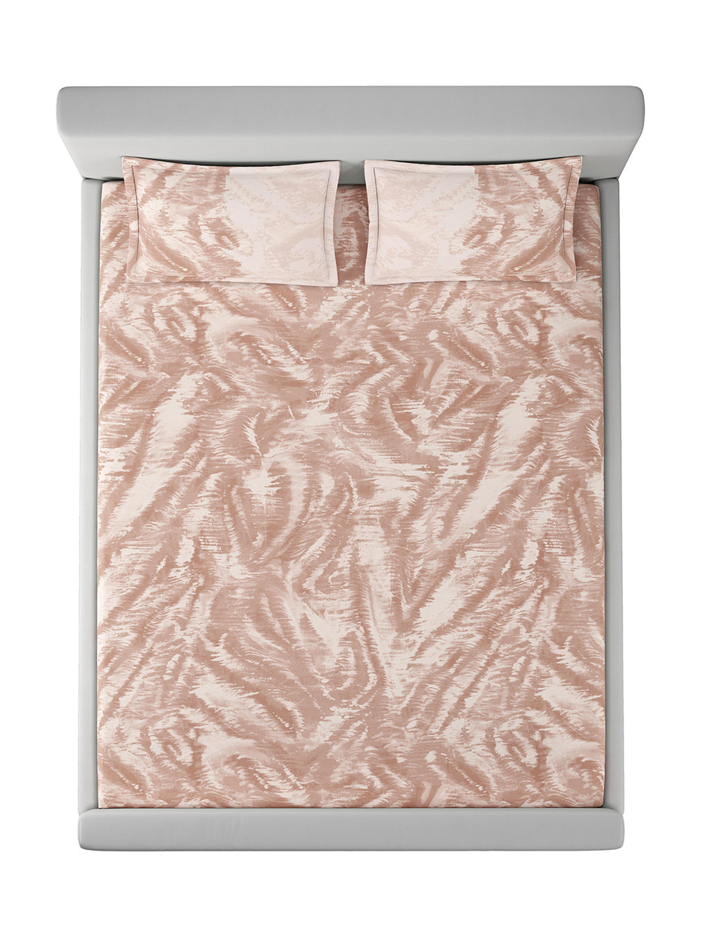 HAZE-CORAL CLOUD KING BED SHEET SET