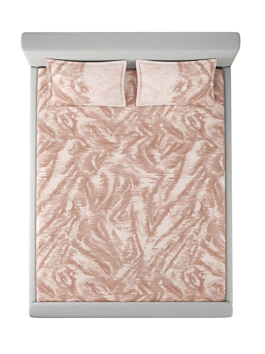 HAZE-CORAL CLOUD KING BED SHEET SET
